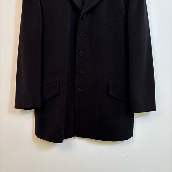 IL Canto Italian designer Sport Coat size 44 Wool Skin Twill Five Button Closure - Picture 3 of 12